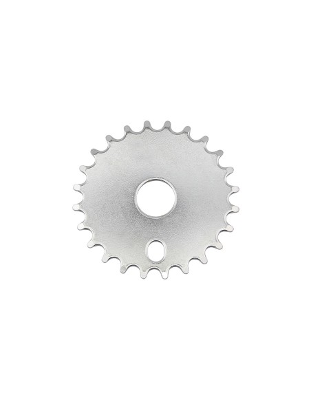 Steel Chainring 312 1/2 X 1/8 24t Chrome.